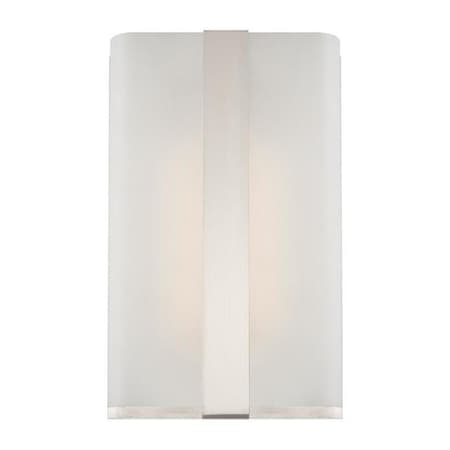 Designers Fountain Satin Platinum Urban One Light ADA Compliant LED Wall Sconce LED6070-SP